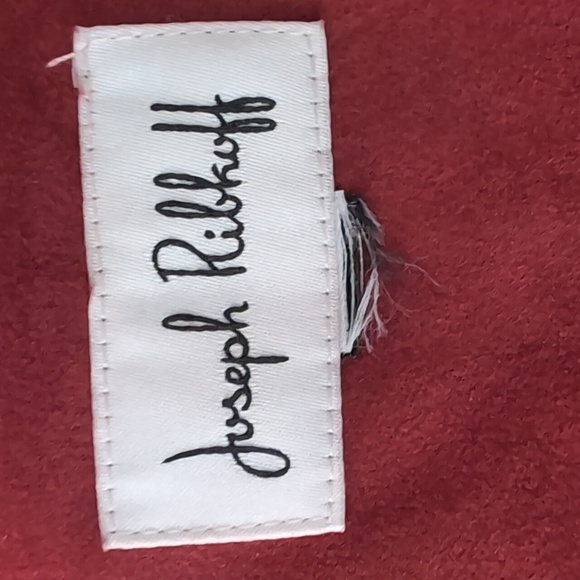 Joseph Ribkoff Red Suede Blazer Tailored Suit Jacket. - Picture 8 of 8